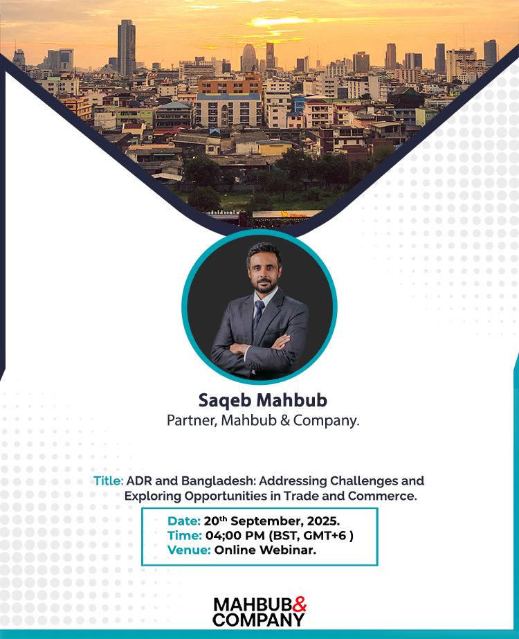 ADR and Bangladesh by Saqeb Mahbub